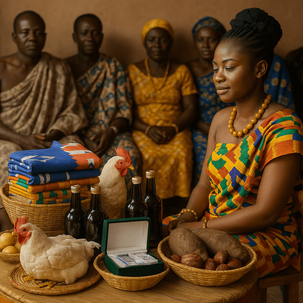 dot Akan cérémonie traditionnelle)