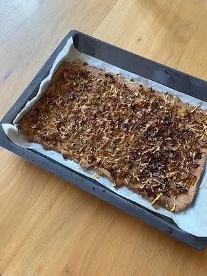 Tarte aux oignons