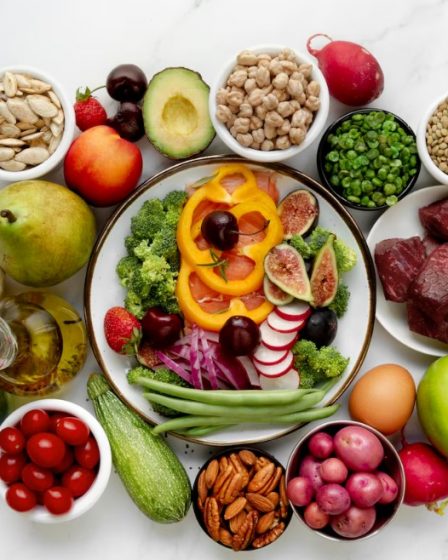 une assiette de salade