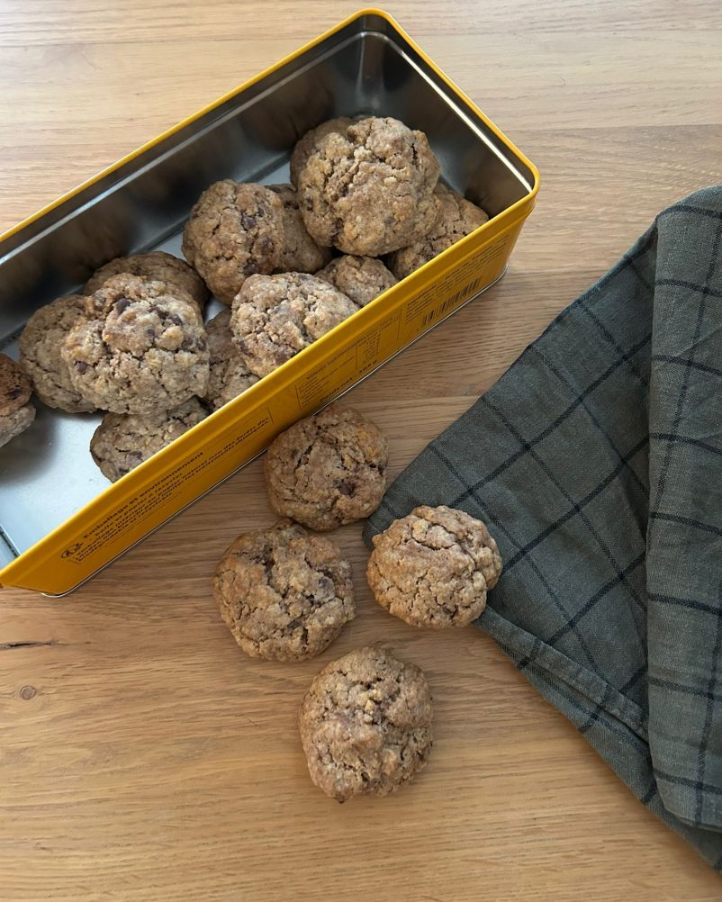 Mini cookies aux pépites de chocolat crédit photo: @gstudio