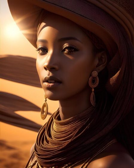 portrait femme africaine