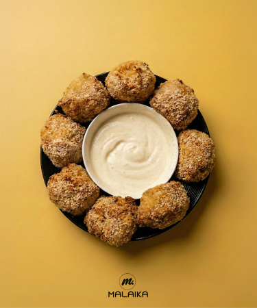 Croquettes de chou-fleur croustillantes dorées au four